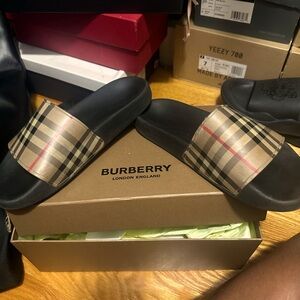 Burberry pool slides